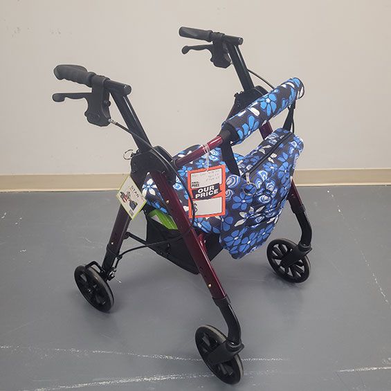 Star 8 Rollator with Flower Pouch and Covers - Fredericksburg, VA
