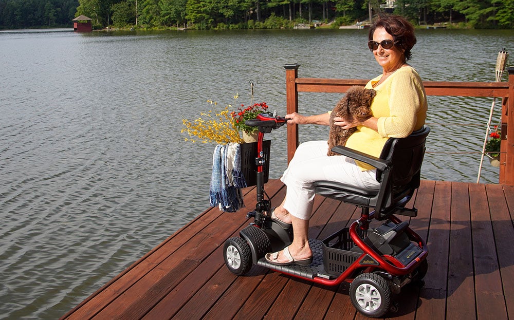 Traveling with a mobility scooter
