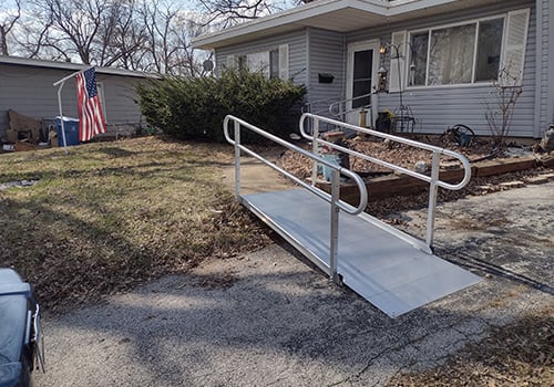 Portable Ramp Installed by Mobility Plus Ballwin