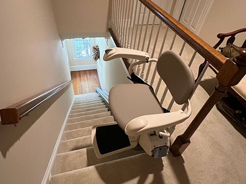Photo Finish for Installed Stair Lift