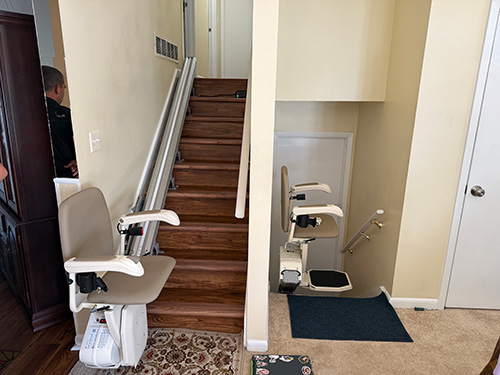 Straight Stairlift Access Enhancement