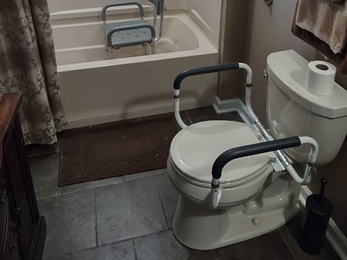 Grab Bar & Toilet Handrail – Enhanced Bathroom Accessibility