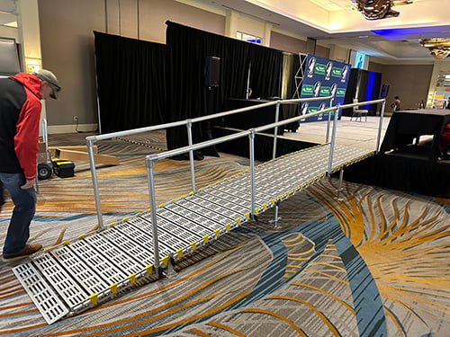Hotel Stage Ramp Installation