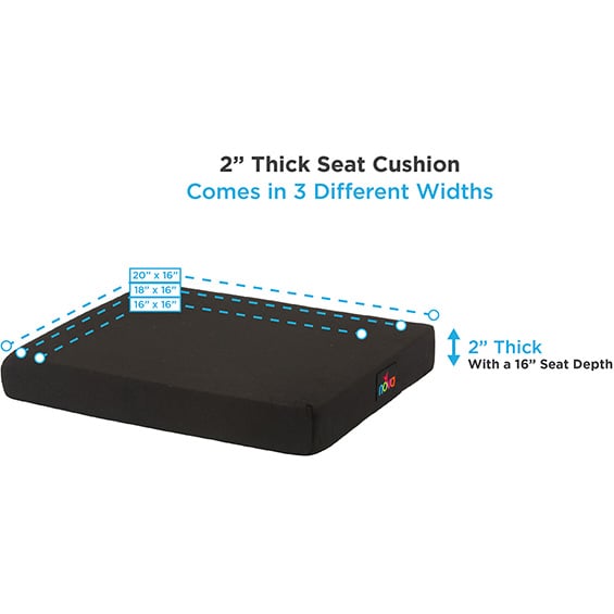 Mobility Plus 2 inch Gel Foam Cushion