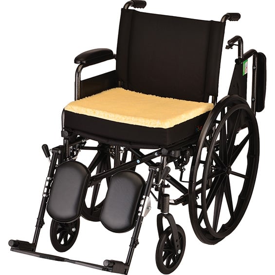 Mobility Plus Gel Foam Seat Cushion With Fleece Top