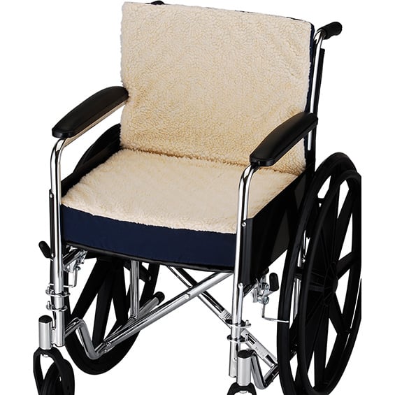 Mobility Plus Seat & Back Foam Cushion With Fleece