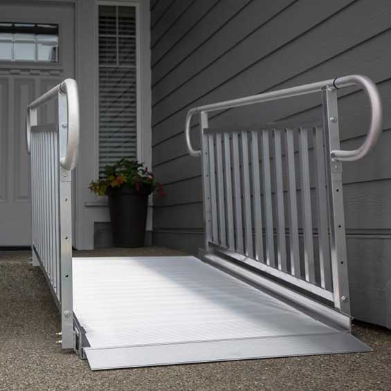 Solid Surface Portable Ramp @ Mobility Plus Oro Valley