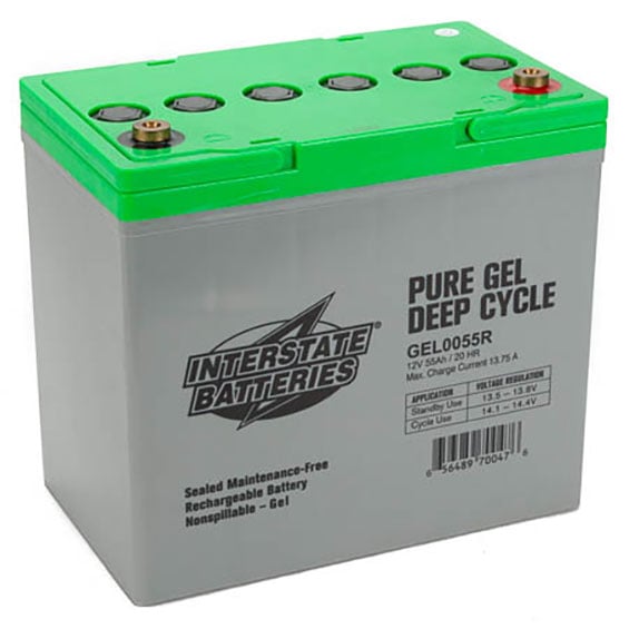Interstate GEL0055R Replacement Battery | Batteries