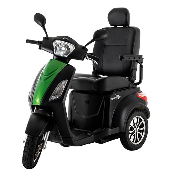 Mobility Plus Raptor 3-Wheel Black Mobility Scooter