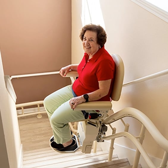 Mobility Plus CSL500 Helix Curved Stair Lift