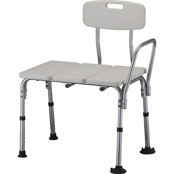 Transfer Bench with Back | Bath Benches