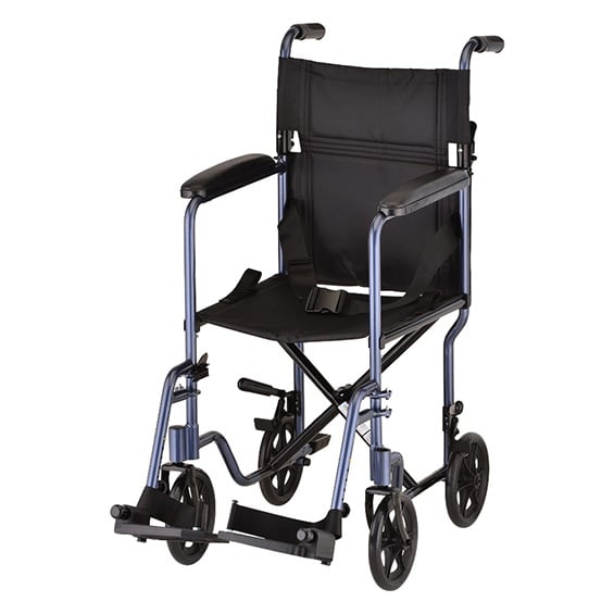17 inch Lightweight Transport Chair with Swing Away Footrest | Transport Chairs