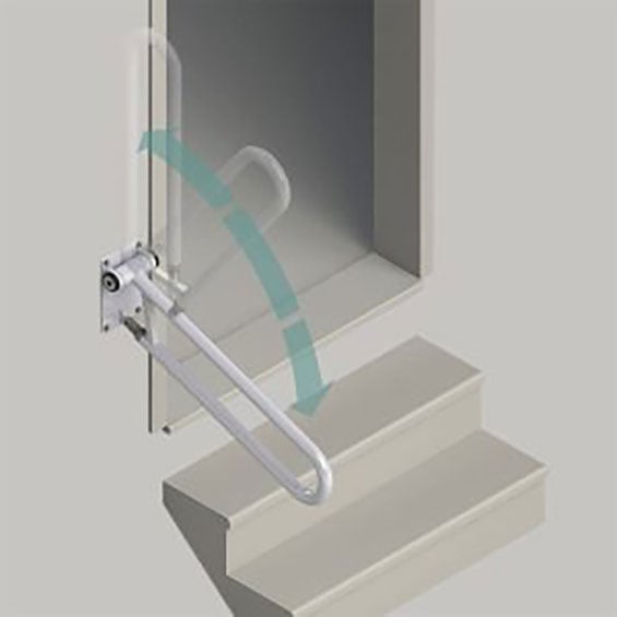 Mobility Plus P.T Rail Angled Bar
