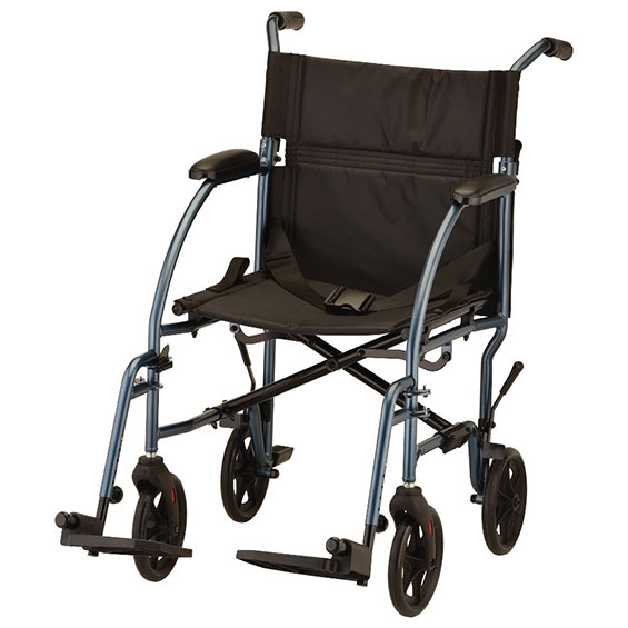 Mobility Plus 19 inch Ultra Lightweight Transport Chair