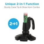 Mobility Plus 10050BK Shoe Horn Cane Tip