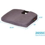 Mobility Plus 2655C Memory Foam Coccyx Cushion