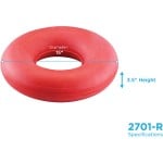 Mobility Plus Inflatable Rubber Cushion