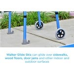 Mobility Plus 40027 1 1/8 inch Walker Glide Skis