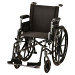 18 inch Lightweight Wheelchair Desk Arms & Footrests