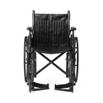 18 inch Vinyl Wheelchair with Swing-Away Leg Rests