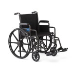 20 inch Nylon Wheelchair with Swing-Away Leg Rests