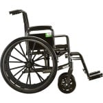 Mobility Plus 18 inch Steel Wheelchair Detachable Arms & Footrests