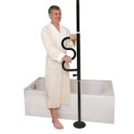 Mobility Plus Security Pole & Curve Grab Bar