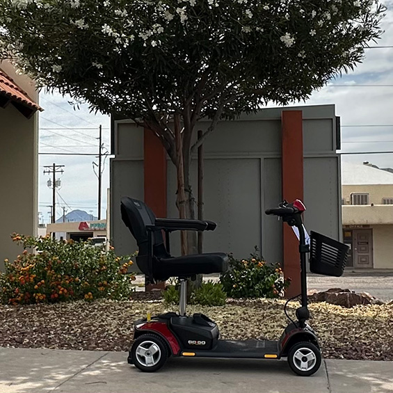 New Pride Go-Go Elite 4-Wheel Mobility Scooter of Mobility Plus