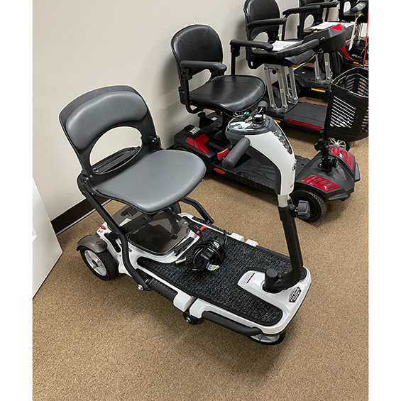 Mobility Plus New Pride Go-Go Folding Travel 4-Wheel Mobility Scooter