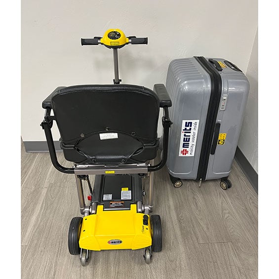 Mobility Plus New Merits Yoga Foldable 4-Wheel Mobility Scooter