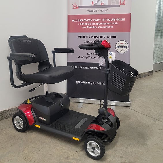Mobility Plus New Pride GoGo Elite Traveller 4-Wheel Mobility Scooter