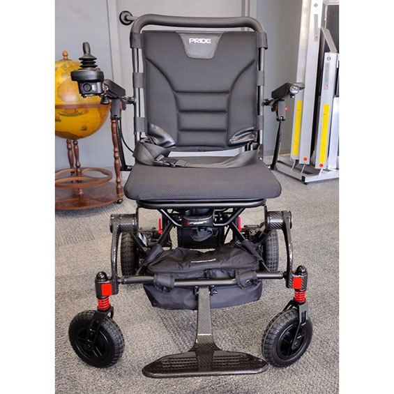 New Pride Jazzy Carbon Travel Lite Power Chair of Mobility Plus