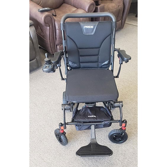 New Pride Jazzy Carbon Folding Power Chair | Mobility Equipment Sale