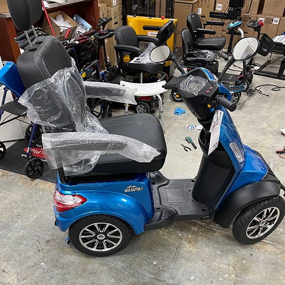 New Baja Raptor 2 4-Wheel Mobility Scooter | Mobility Equipment Sale