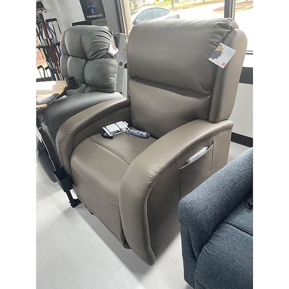 New Golden EZ Sleeper Lift Chair with Twilight and Brisa Fabric of Mobility Plus