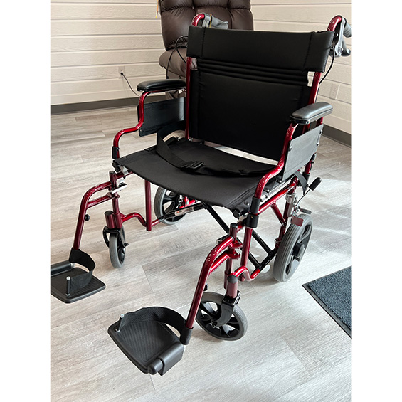 New Nova Lightweight 22-inch Transport Chair of Mobility Plus