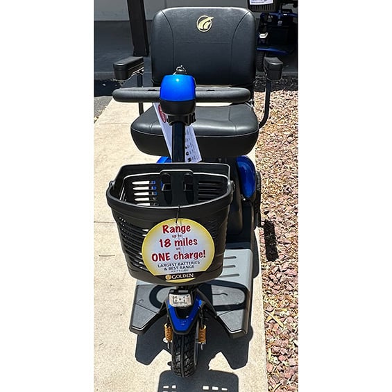 Mobility Plus New Golden Buzzaround EX 3-Wheel Mobility Scooter