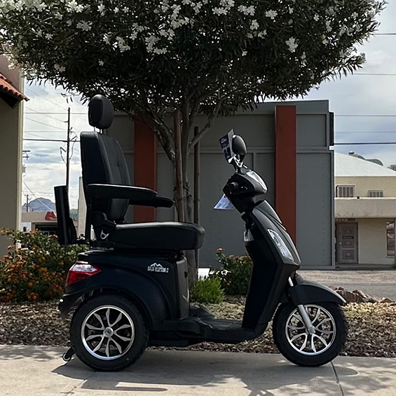 New Pride Baja Raptor 2 3-Wheel Mobility Scooter of Mobility Plus