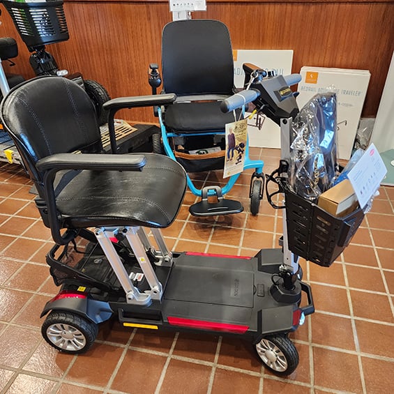 Mobility Plus New Golden BuzzAround CarryOn 4-Wheel Mobility Scooter