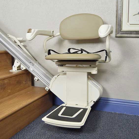 New Harmar Folding Rail Straight Stair Lift of Mobility Plus