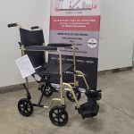 Mobility Plus New Nova 19 inch Transport Chair with Swing Away Footrests