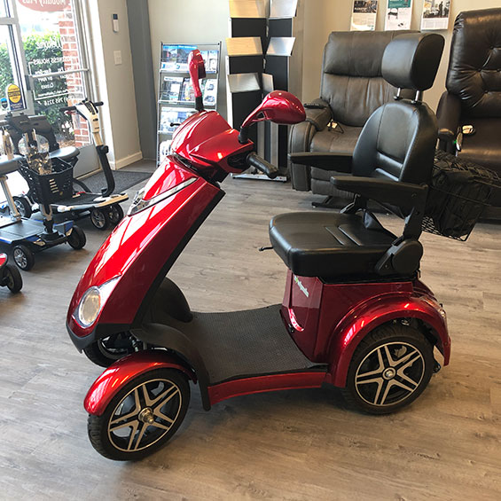 Mobility Plus Used eWheels 4-Wheel Full Suspension Mobility Scooter