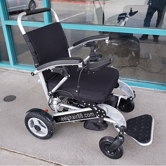 Used Wheelchair88 Foldable Power Chair of Mobility Plus