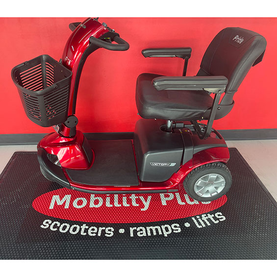 Used Pride Victory 10 3-Wheel Mobility Scooter of Mobility Plus