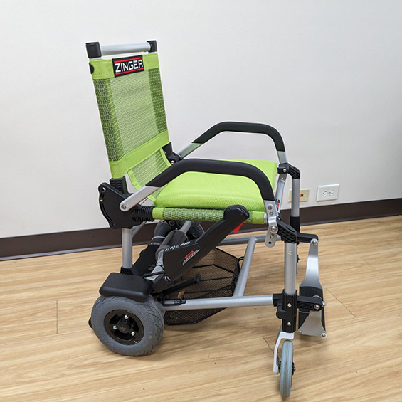 Mobility Plus Used Zinger Journey Lightweight Folding Power Chair