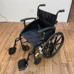 Used 18 inch Aluminum Transport Wheelchair